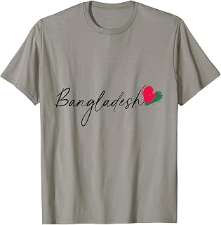Bangladesh Outfit for Men & Women Heritage Bangladeshi Flag T-Shirt