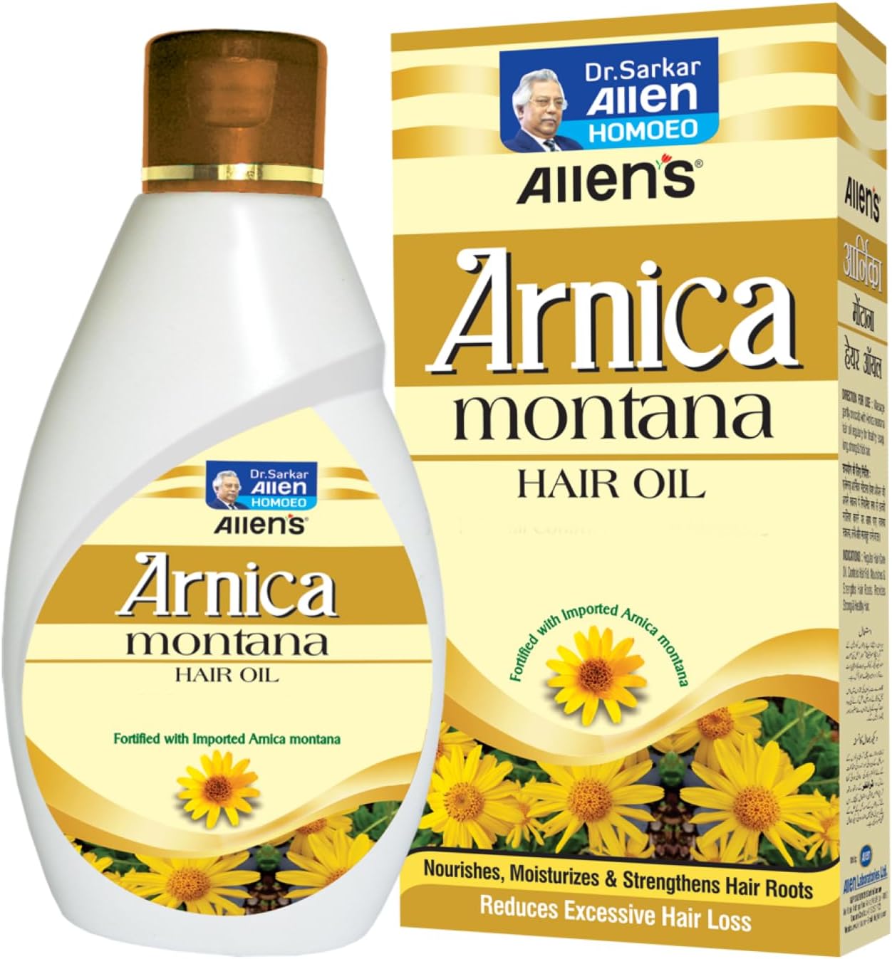 shop homeo Allen's ARNICA MONTANA HAIR OIL 100 ML ALLENKOL || Shophomeo®