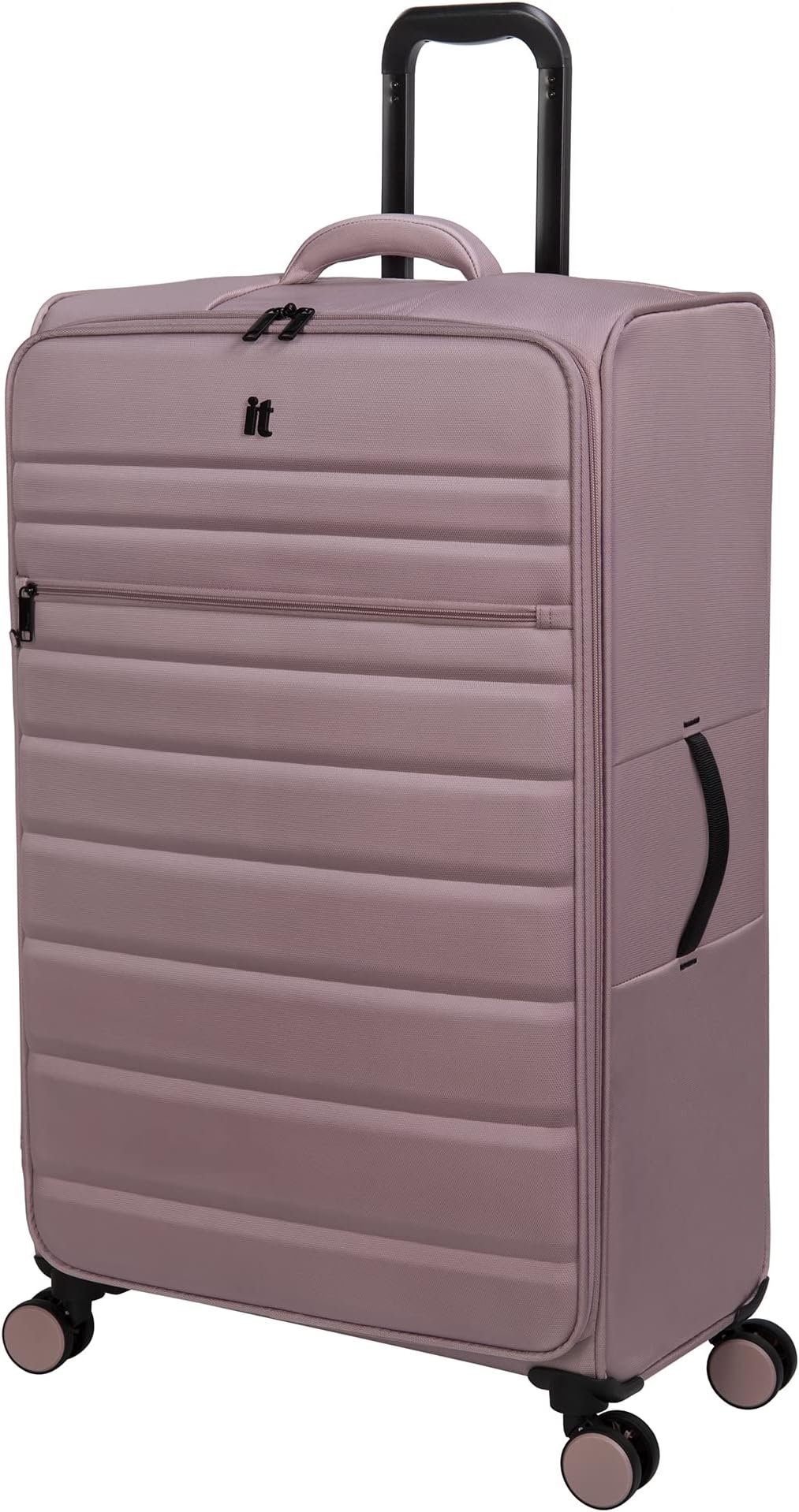 it luggage Census 31" Softside Checked 8 Wheel Spinner, Soft Pink, 32"