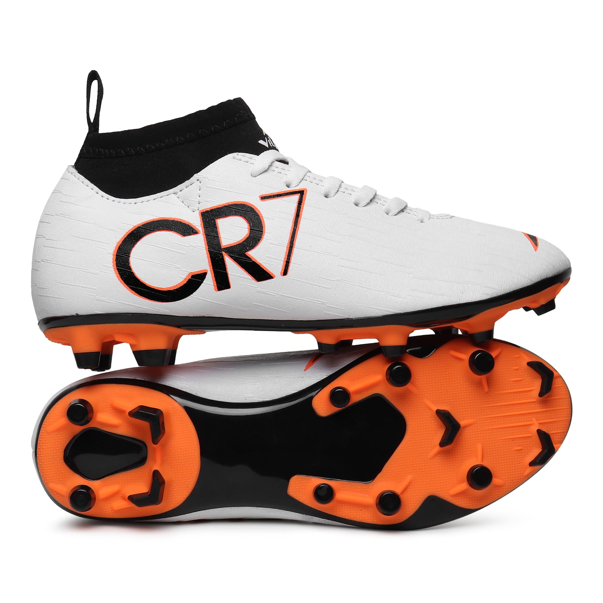 Velpro Ankle White Sport Synthetic TPU Sole Dual Color Football Studs Shoes for Men (4 to 10) (B0D6N6XCFD) Amazon Price History, Amazon Price Tracker