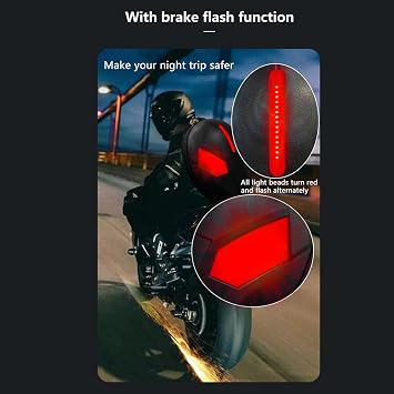 Bewinner LED Motorcycle Backpack Cool Round Design - 3D Hard Shell Motorbike Backpack with Programmable Full Color Screen, Waterproof Riding Helmet Bag for Outdoor