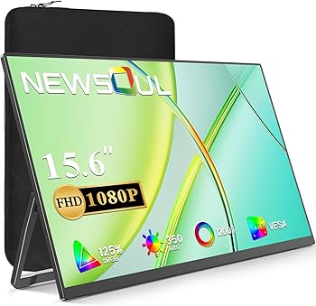 Amazon.co.jp: モバイルモニター 15.6インチ 収納ケース付き Newsoul