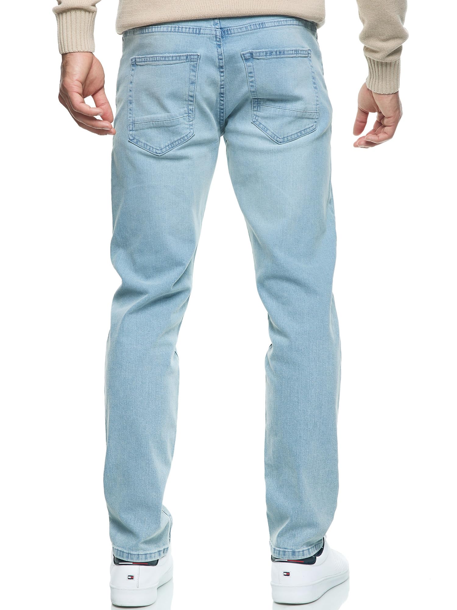 Indicode Herren INSantino Jeanshose aus 99% Baumwolle | Denim Stretch Jeans Männer
