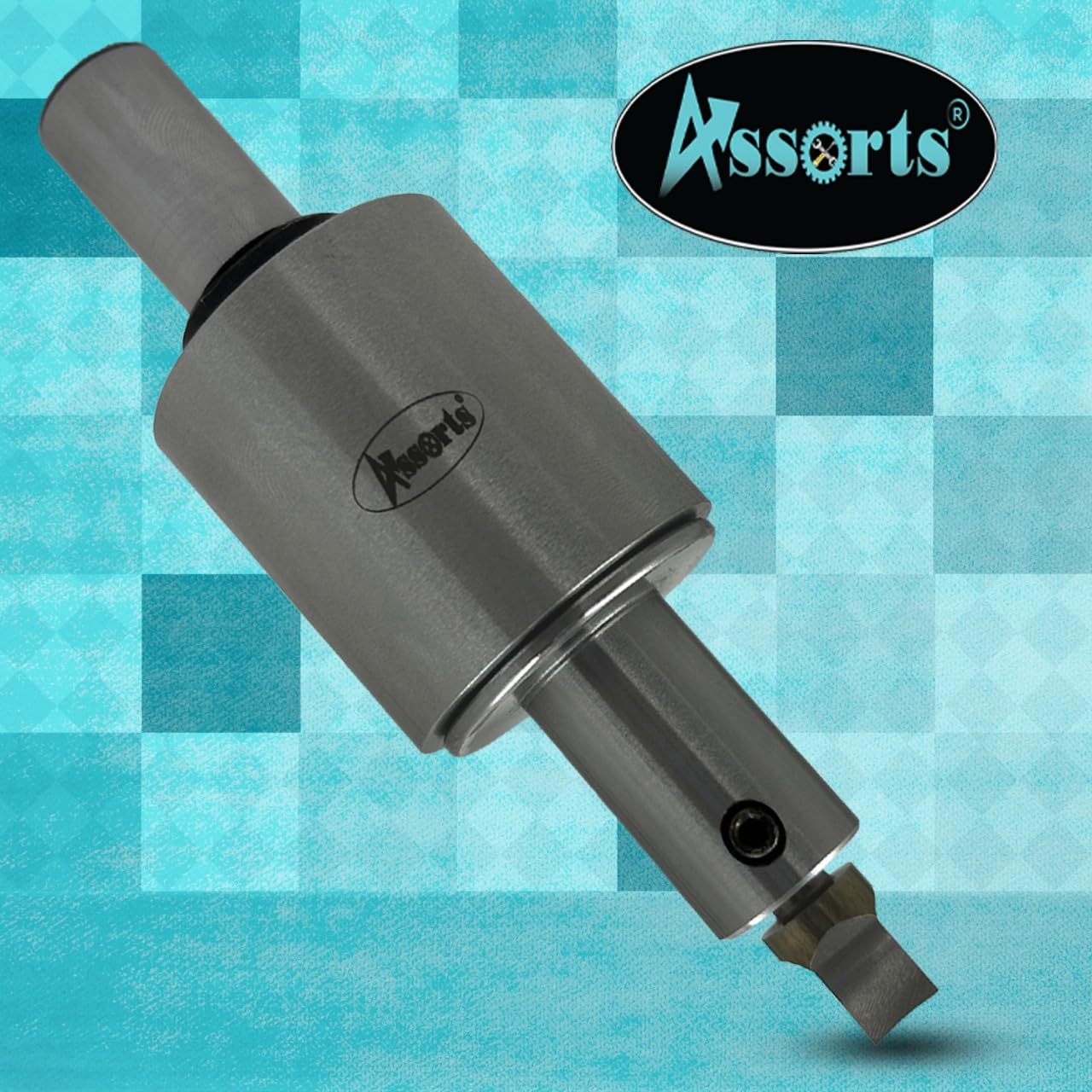 Newly Developed Rotary Broach (Metric) – 3/4” (19.05 mm) Straight Shank + 7 PCS H.S.S. Square Punch Set (3–12 mm)-Enhanced with Wobble Feature