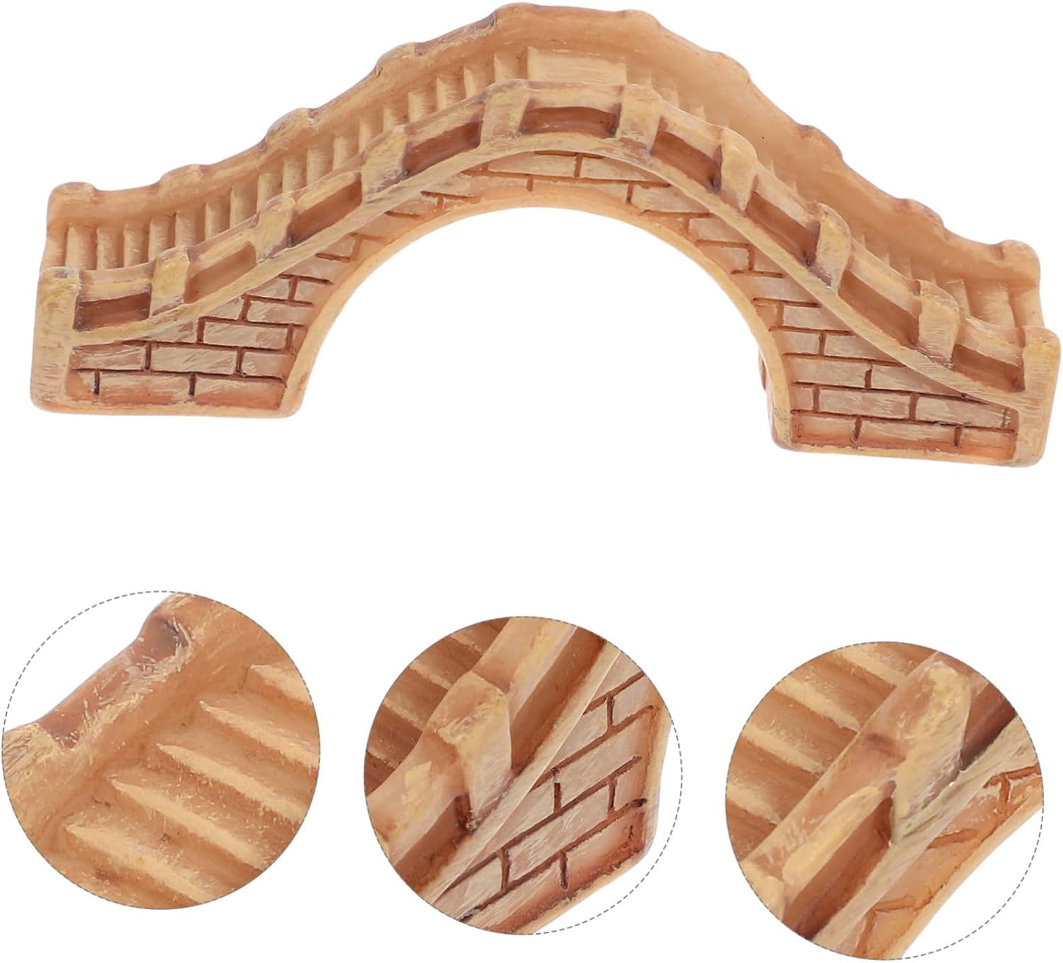 2pcs Resin Miniature Arch Bridge Decor for Bonsai Home