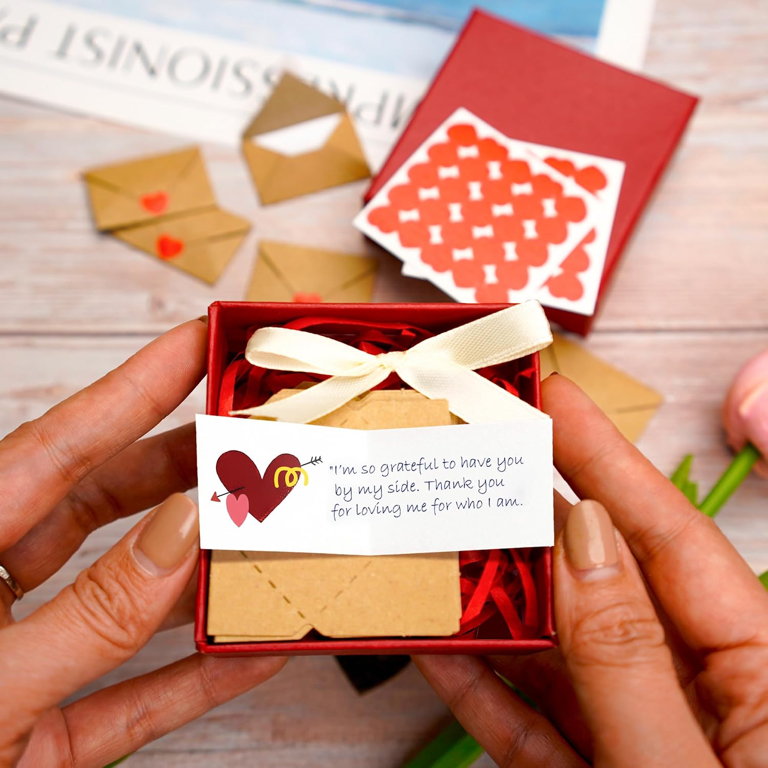 Blank I love you Cards and Envelopes – Mini Envelopes with Love Notes, Valentine’s Day Gifts, Love Card for Her, Valentine Gifts for Him, Valentine’s Day Craft, DIY Valentine Cards and I Love You Notes
