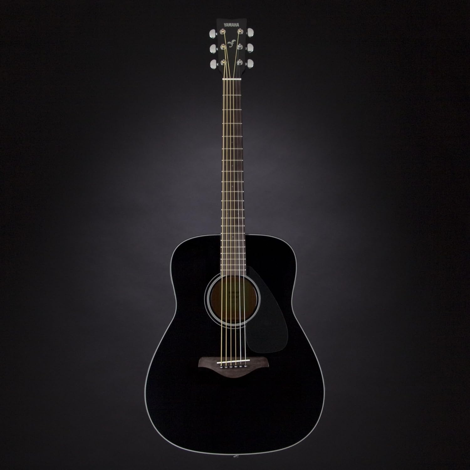 Yamaha FG800 the iconic beginner's acoustic guitar with an authentic sound for adults and teenagers, 4/4 wooden guitar in black - Image 3