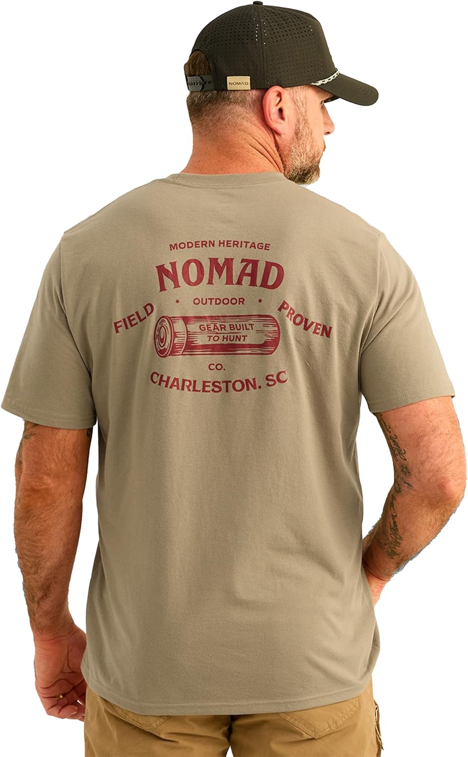 Nomad Mens Short Sleeve Performance Tee, Hunting T-Shirt for Men