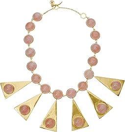 Pink Quartz/Vintage Gold