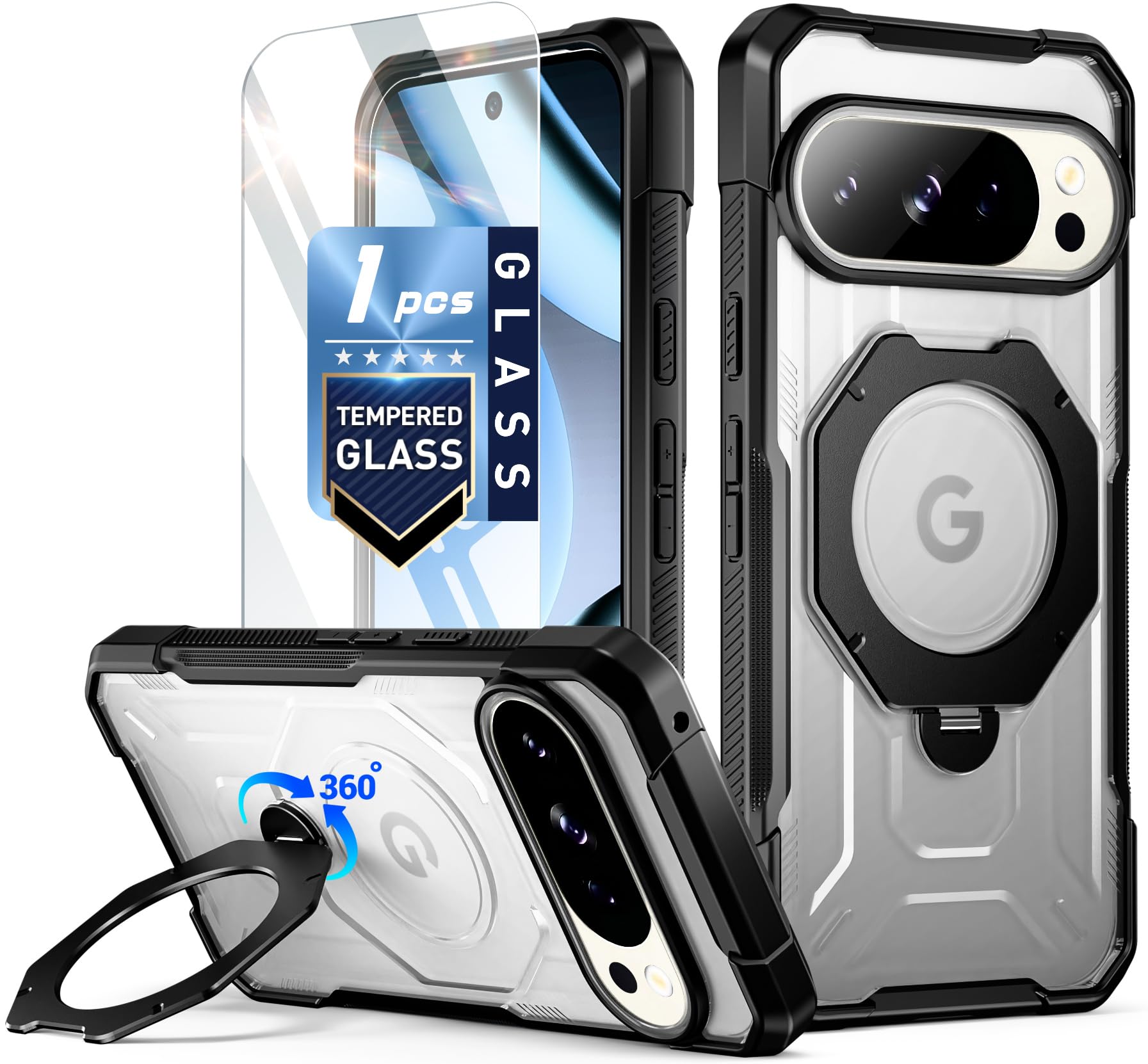 Coque Pixel 10 Pro antichoc militaire MagSafe avec protège-écran - 8