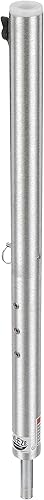 Miniatura 2 de Attwood SP-2244-ADJ Lock' N-Pin Poste de 3/4 pulgadas, ajustable manualmente de 25 a 31 pulgadas, sin rosca, pasador de acero, aluminio cepillado