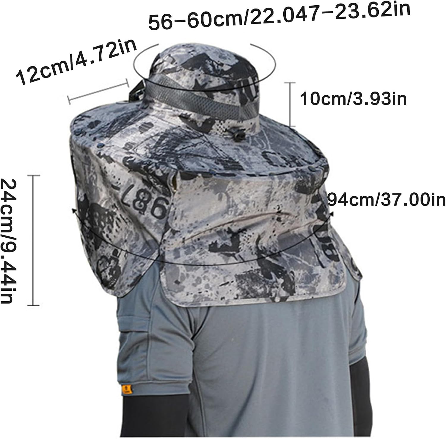 Portable Fan Hat Light Weight Travel Hat Breathable Versatiles Fan with Rechargeable Battery Outdoor Sports