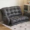 Loveseat Sofa Bed 4 in 1 Foldable Floor Sofa Couch with Back Support Convertible Boneless Couch Folding Recliner Sleeper Chair for Living Room No Assembly Required Floor Sofa Lounge