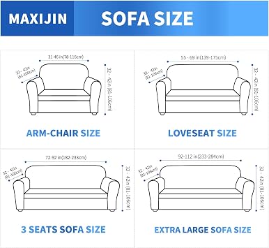 MAXIJIN New Jacquard Sofa Covers for 3 Seater, Super Stretch Non Slip Couch Cover for Dogs Pet Friendly 1-Piece Elastic Furniture Protector Sofa Slipcovers (3 Seater, Dark Coffee)