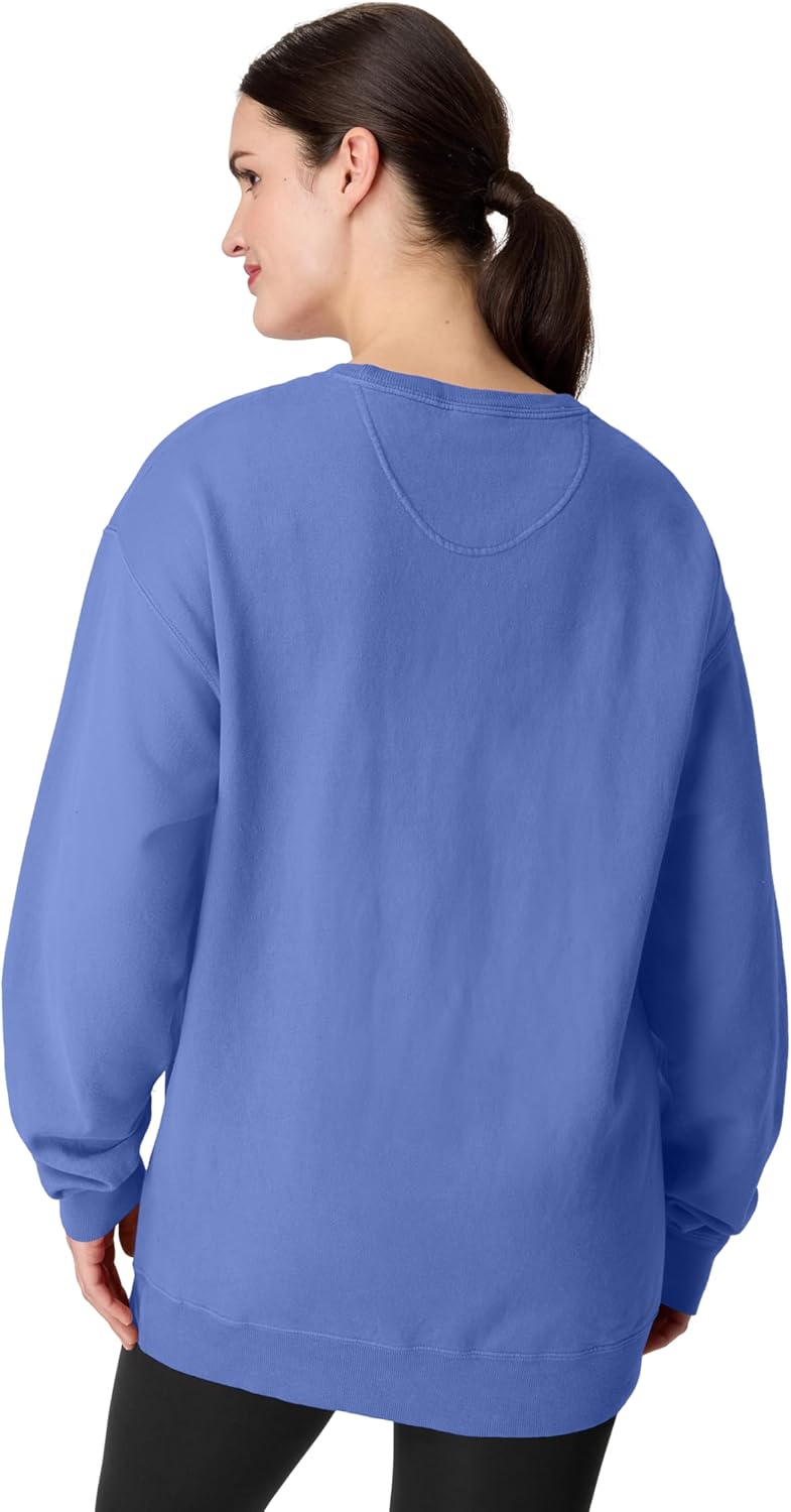 Hanes mens Oversized Sweatshirt, Comfortwash Boyfriend Crewneck Sweatshirts, Garment-dyed Fleece (S–2xl) - Image 2