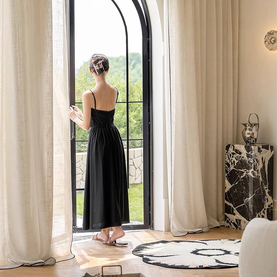 Amazon|SXYITE カーテン リネンスタイル リネンブレンド 無地 Amazon|SXYITE カーテン リネンスタイル リネンブレンド 無地