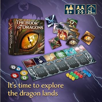 Trefl Game: Book of Dragons - Social Board Game, 8+