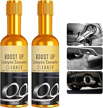 2 Pcs Catalytic Converter Cleaner Auto Parts Engine, Boost Up Catalytic Convertor Cleaner,Catalytic Cleaner Fuel System Treatment Oil for Gas and Diesel Car,120ML