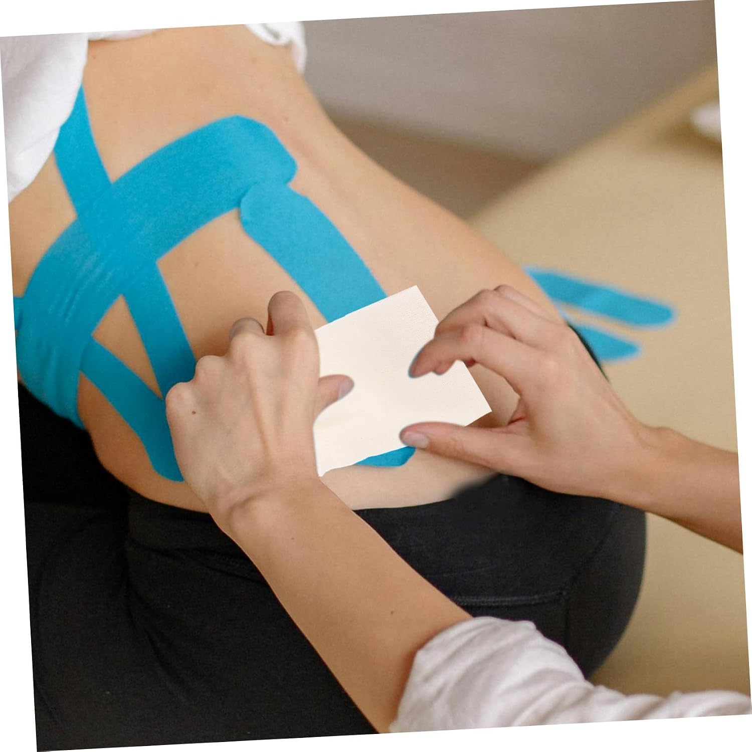 1roll Self-Adhesive Elastic Bandage for Arm Leg Knee Wrist Tape Stretchy Bandage Tape