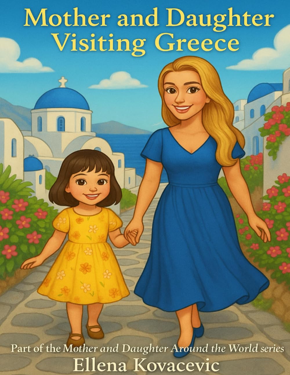 Mother and Daughter visiting Greece