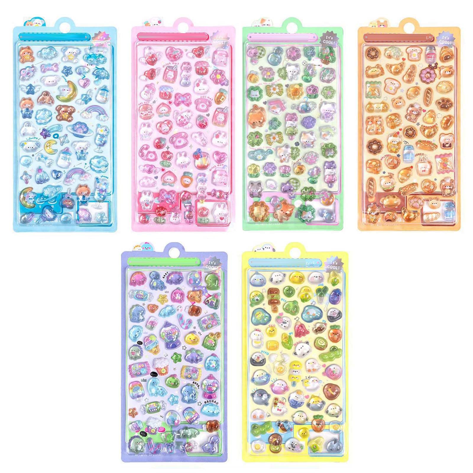 Amazon | 立体シール 6枚セット 携帯電話飾り用 貼り付け可能 3dシール