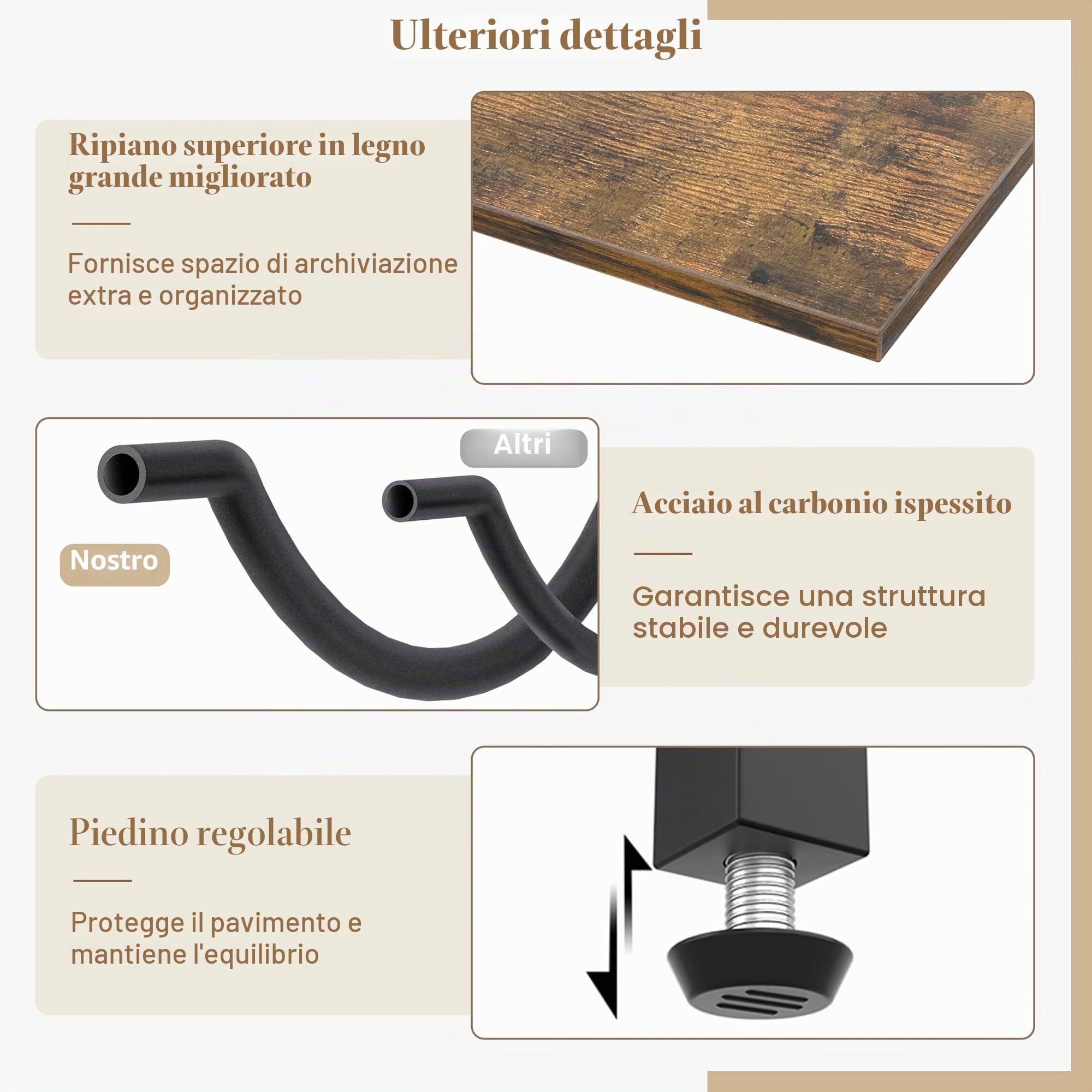 Bikoney Portabottiglie Acqua 19L, Supporto 3 Ripiani con Mensola in Legno, Porta Taniche 4 Posti per Bottiglioni 5 Galloni, Scaffale Dispenser Acqua per Casa, Ufficio, Garage