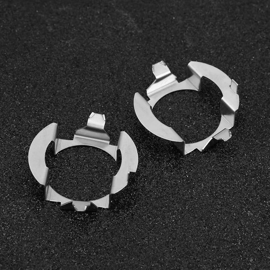 Keenso 1 Pair H7 LED Adapter, Car Headlight Adapter Headlight