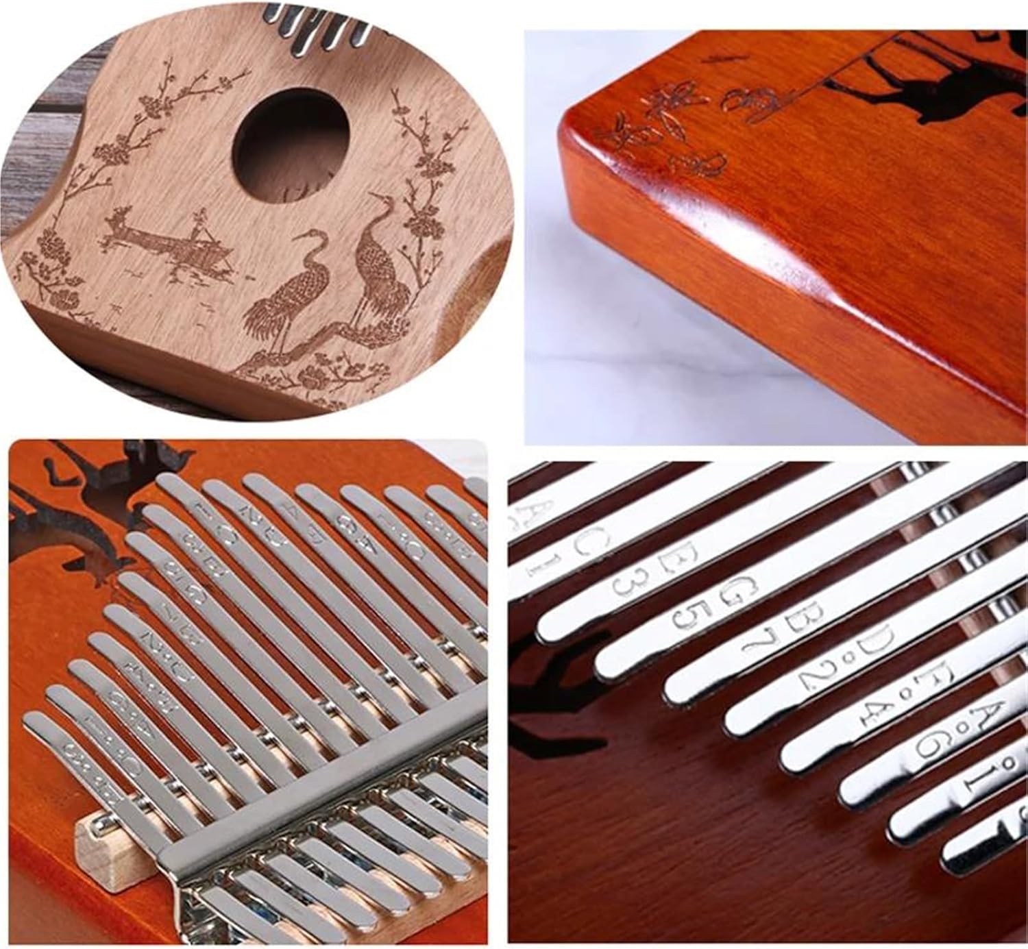 Beginners Kalimba A Portable Professionally Tuned 17 Key Kalimba Perfect For Beginners And A Relaxing Instrument.