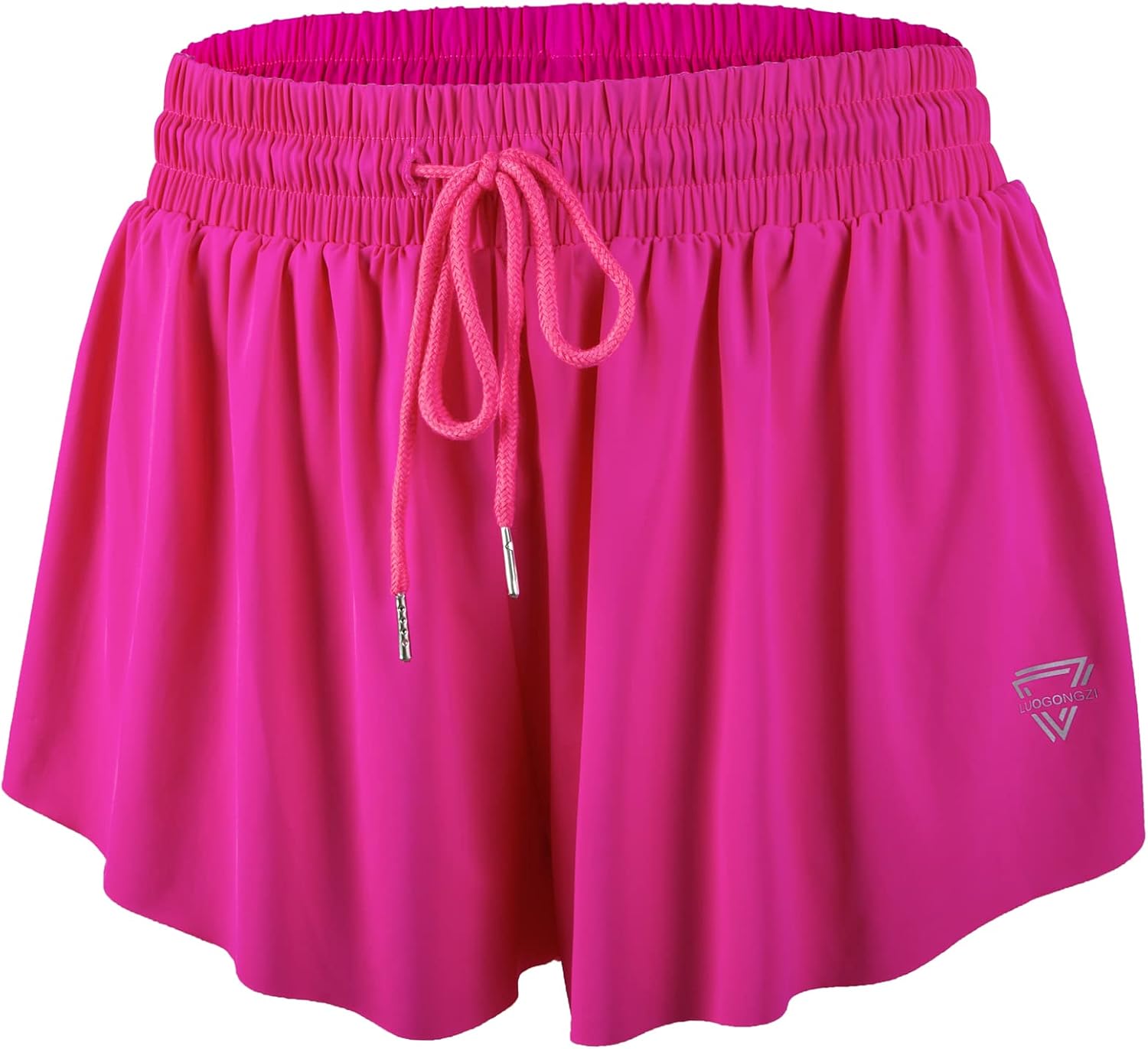 Womens Flowy Beach Shorts for Women Gym Yoga Workout Running Athletic Sweat  Spandex Comfy Lounge Preppy Butterfly Skirt Summer Clothes (S, Dark Pink)  at Amazon Women's Clothing store
