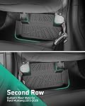 for Ford Mustang Floor Mats & Cargo Liner (2015-2024 2025 2026, All Weather 5PCS Full Set, Not for Mach-E)