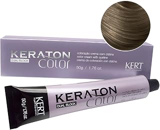 Coloração, Color Dual Block, Keraton, 50 g, Nº 6.1, Louro Escuro Cinza