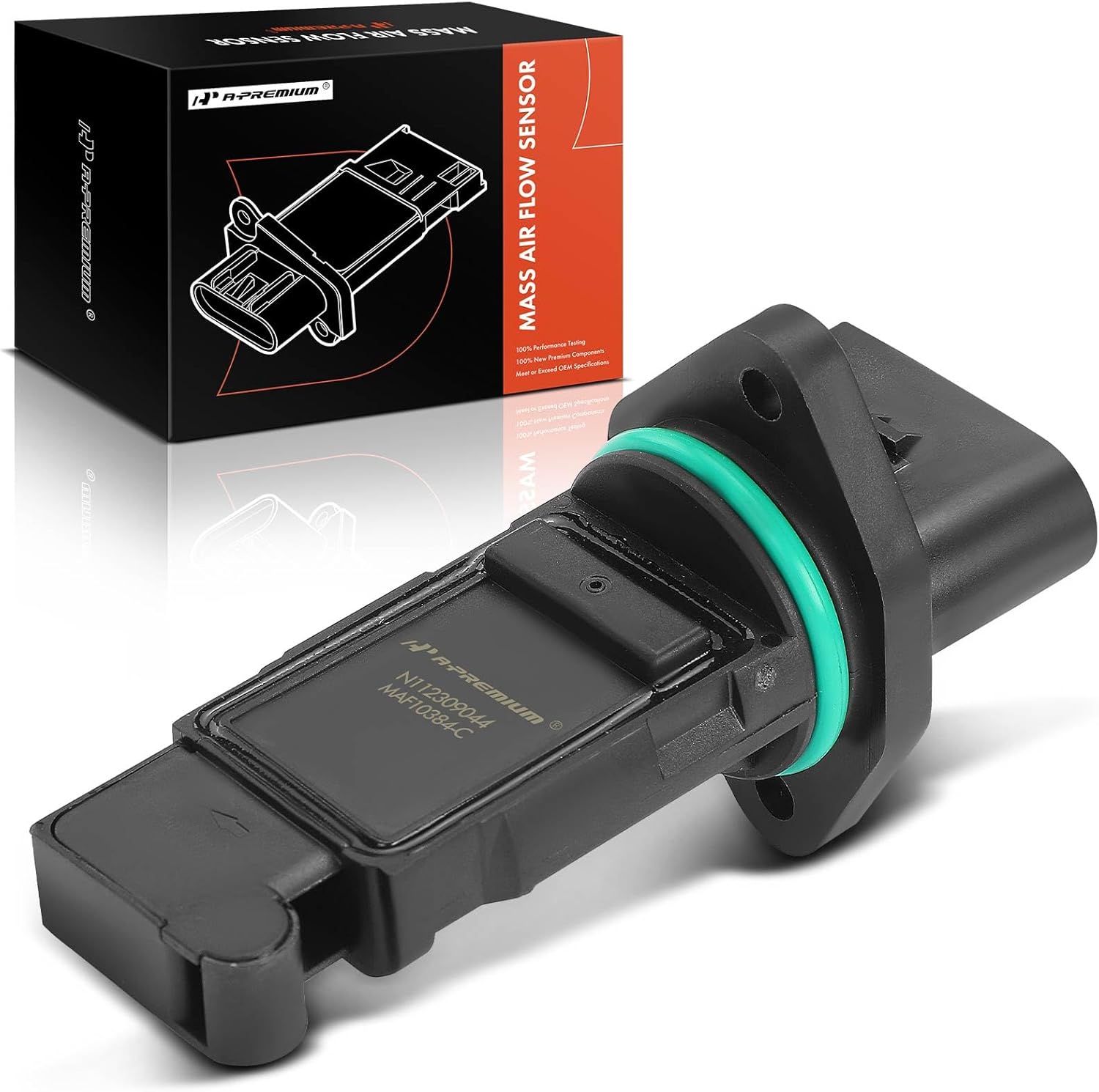 A-Premium Mass Air Flow Sensor Meter Compatible with Volkswagen Jetta 2005-2008/2010, Beetle 2006-2010, Phaeton 2004-2006, Rabbit 2006-2009 & Porsche Cayenne 2003-2006, 2.5L 4.5L 6.0L