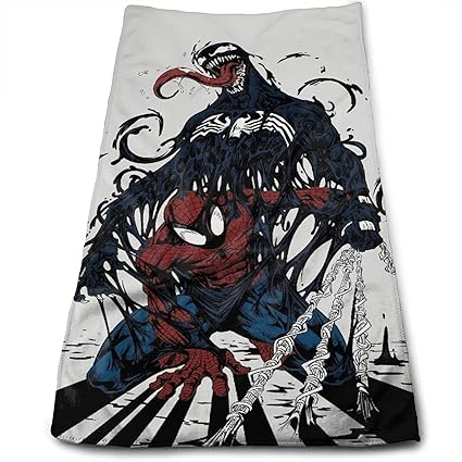 Amazon アベンジャーズ ヴェノム スパイダーマン タオル バスタオル かわいい アニメ おしゃれ フェイスタオル 瞬間吸水 速乾 耐久性 ふんわり おしぼり 柔らか肌触り 業務用 家庭用 40 X 70cm Zarker フェイスタオル ホーム キッチン オンライン通販