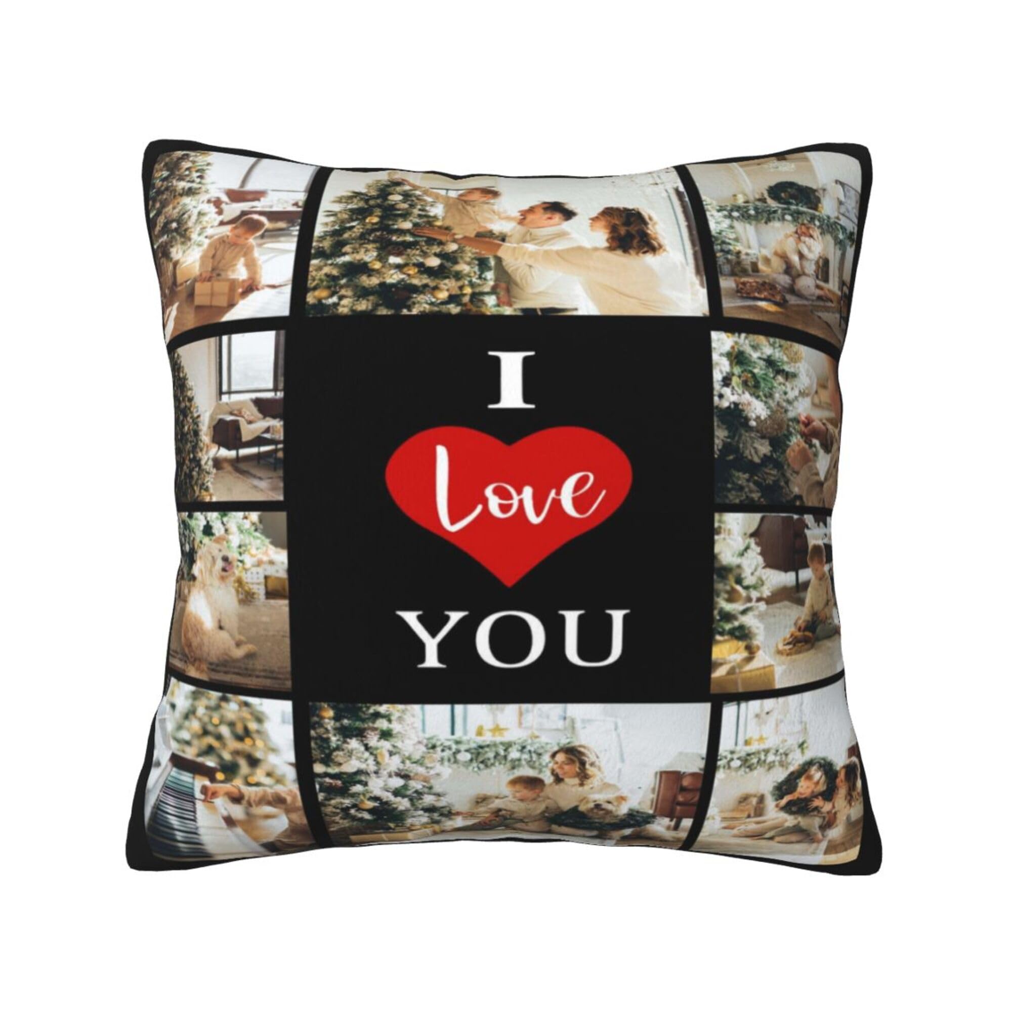 NGGBBDYGB 18x18 Custom Pillow Cover Personalized Pillow With Name Customized Throw Pillow Case