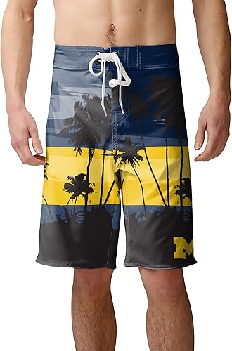 Miniatura 44 de FOCO Bañador Sunset con logotipo del equipo para hombre