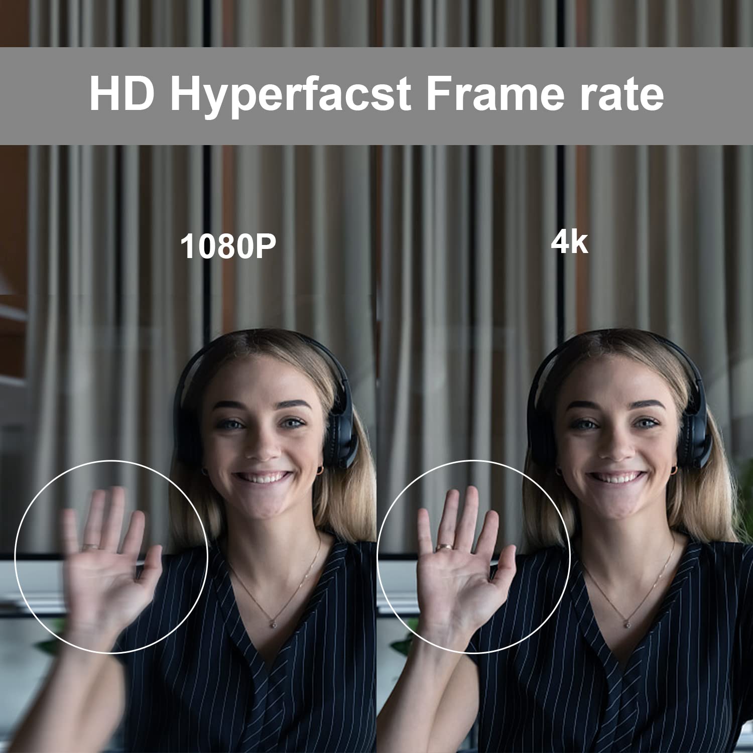 TONGVEO Webcam 4K Conference Call Web Camera - Dettaglio