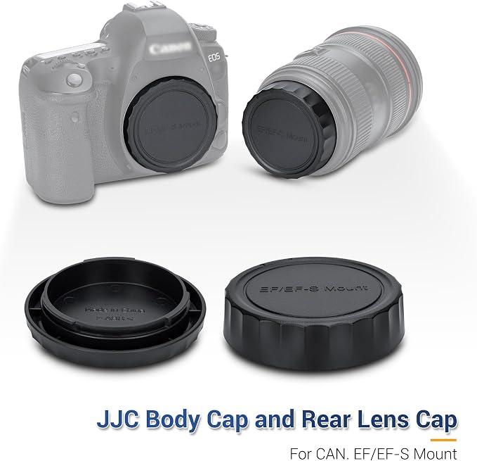 JJC Kit 2 Tapas cuerpo y trasera para Canon EF miniatura 2