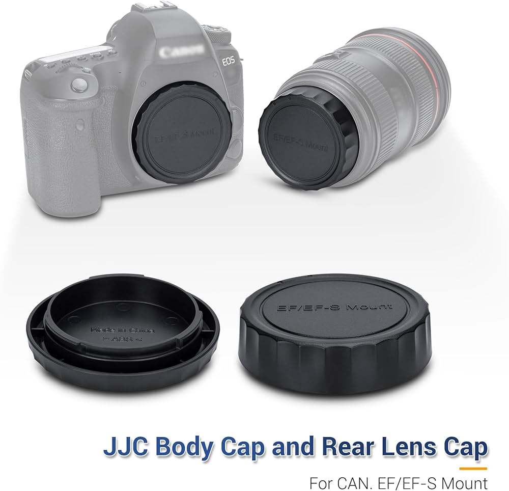 Amazon.com : JJC 2-Pack Body Cap Cover and Rear Lens Cap Kit for