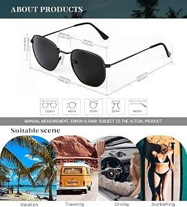 Amazon.com: KALIYADI Sunglasses for Women and Men Polarized  display picture 1
