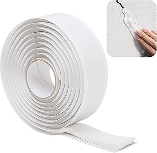 79 x 1 Inches Moldable Silicone Putty, 5mm Thick Waterproof Butyl Seal Putty Tape, White Insulating Duct Seal Puttys Tape for Pipe Gap Wall Repair