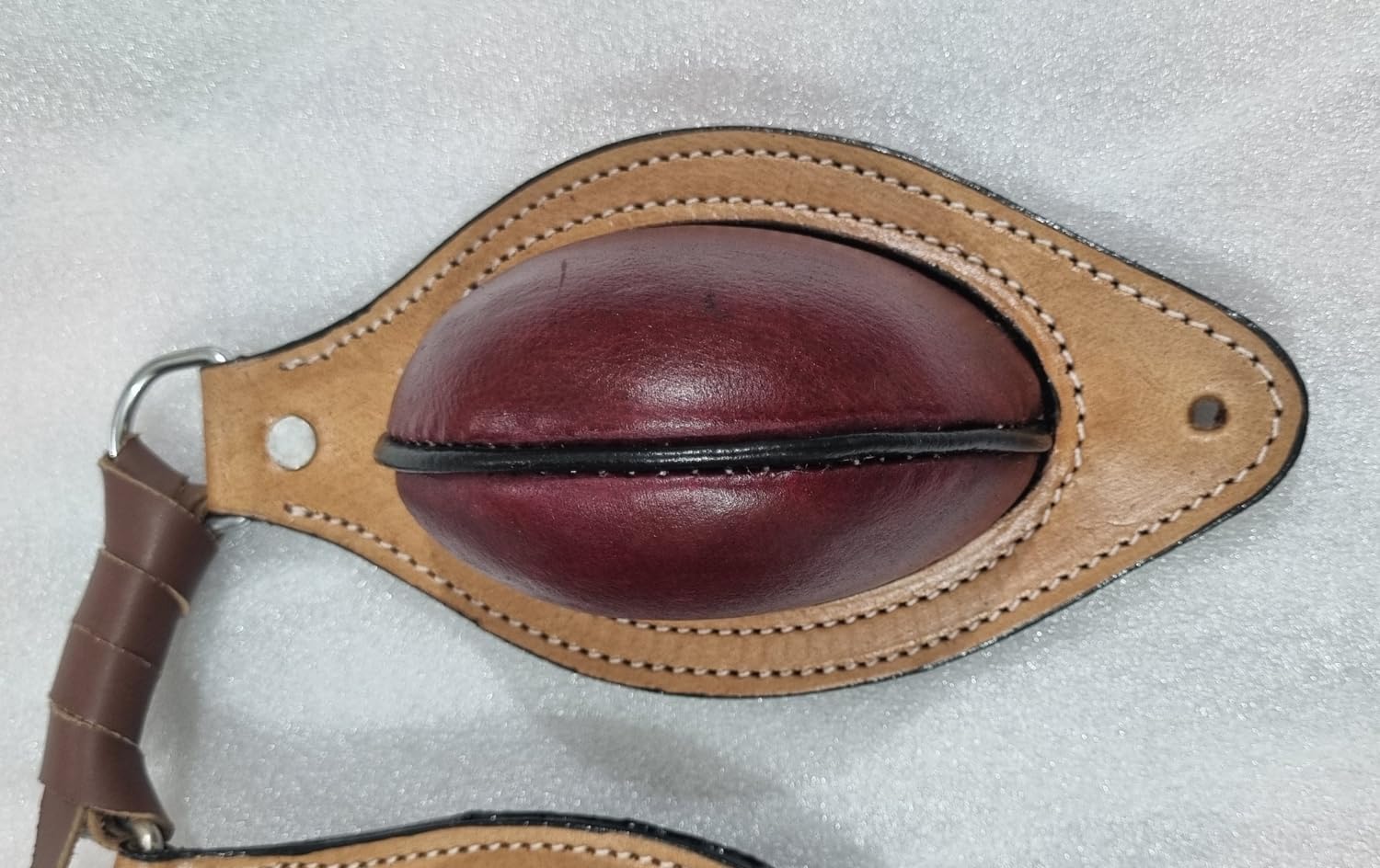 Bucking Rolls Western Horse Saddle Natural Leather Softy Buck-Roll Pair Set 028