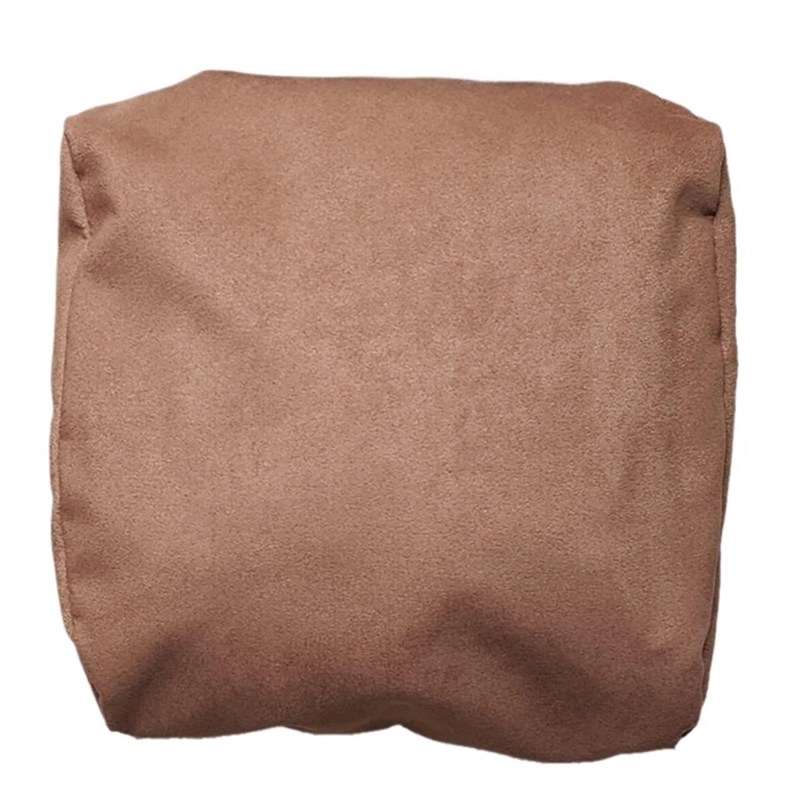 Reposacabezas Coche Cojin Compatible con B6 B7 asiento de coche almohada de soporte superior para el cuello reposacabezas suave con correa ajustable(A8q7 brown)