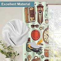 Vista 26 de Shrahala Ethnic Geometric Tribal Kitchen Valances Half Window Curtain, Native American Navajo Tribal Design Print Kitchen Valance for Window Ink