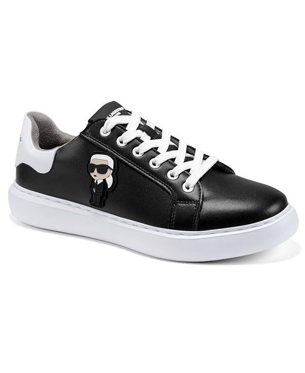 KARL LAGERFELD Paris Men's Prosper Court Shoe, Black, 10 by KARL LAGERFELD - Used condition - US$87.13