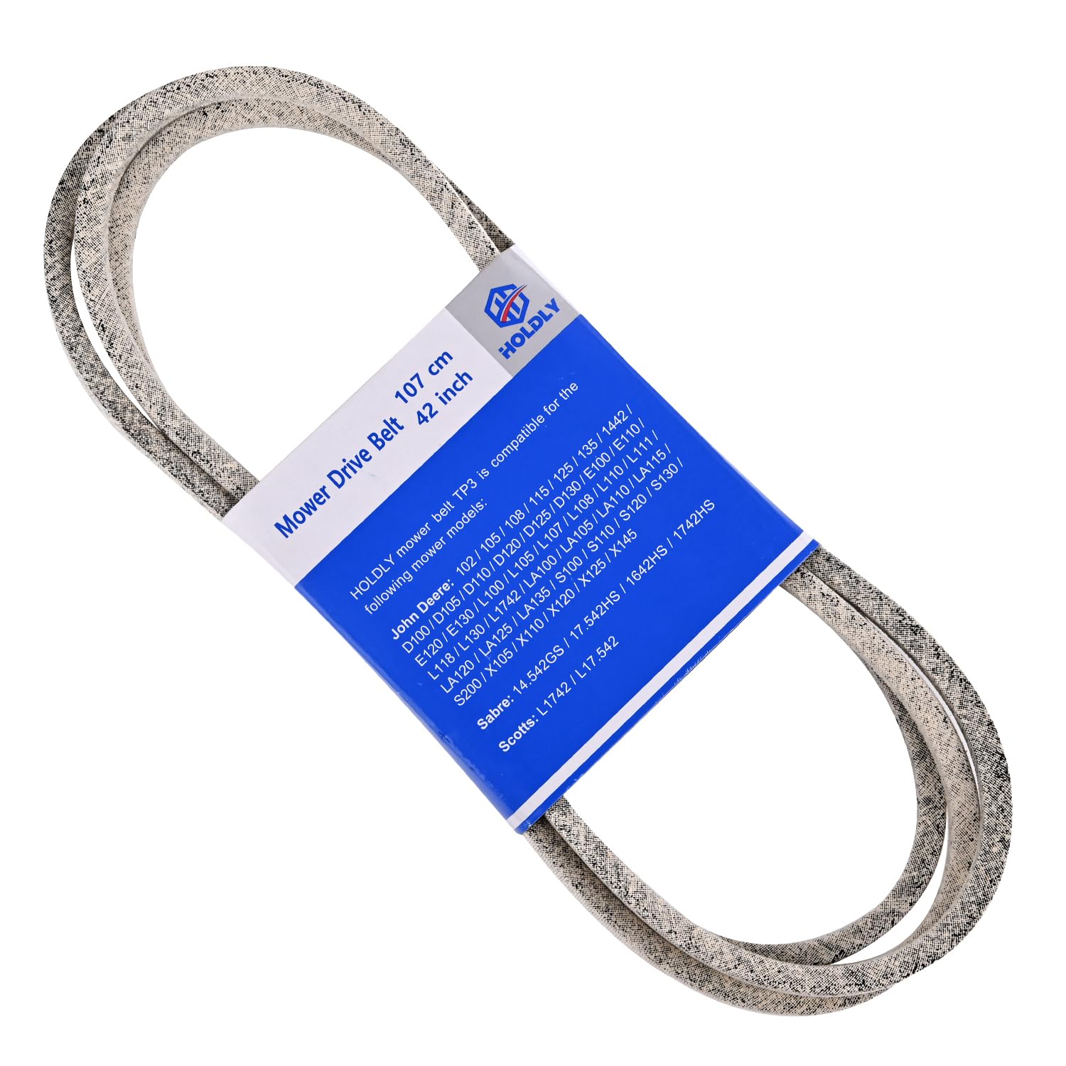 HOLDLY Mower Deck Belt, Durable Kevlar Lawn Mower Belt