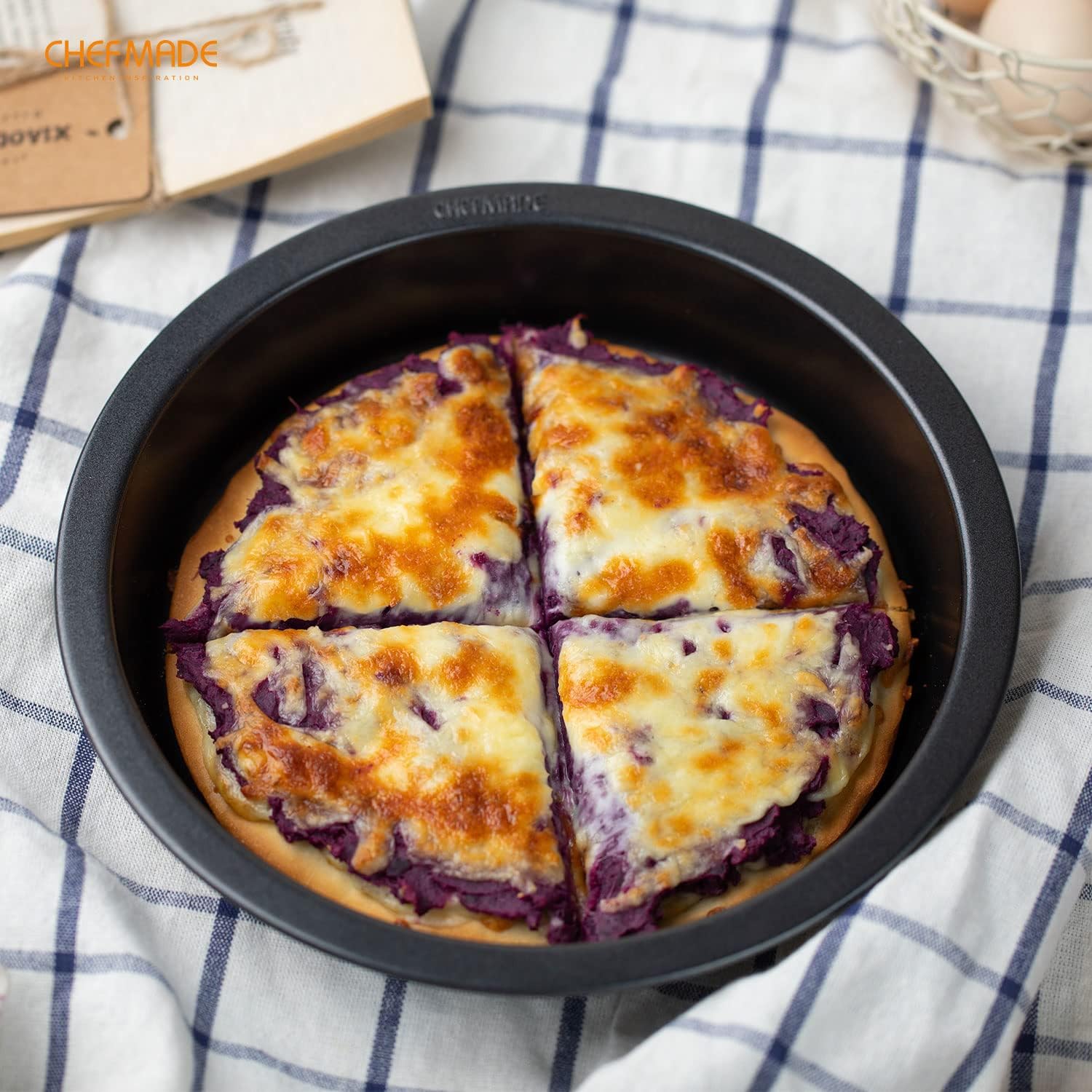 CHEFMADE Round Cake Pan, Nonstick 8 Inch Cake Pan for Baking, Set of 2 - Image 6