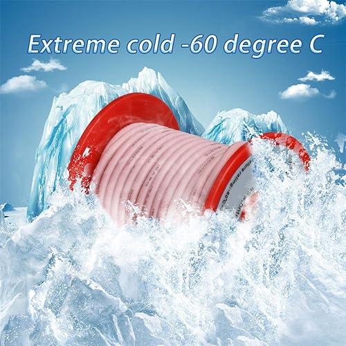 Vista 112 de Bntechgo 18 alambres de silicona suave y flexible, silicona resistente a altas temperaturas, altamente eficiente 18 AWG calibre, 150 hilos