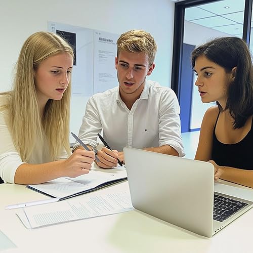 Miniatura 7 de FIOVER Bolígrafos de gel, 6 bolígrafos de punta fina, bolígrafos de escritura suave, bolígrafos de tinta de gel negra de 0.020 in, bolígrafos de