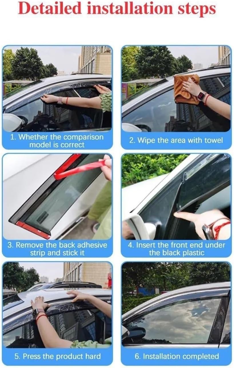 ウィンドウバイザー Compatible With Golf 4 MK4 Hatchback 1997 1998 1999 2000