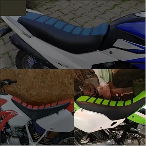 Miniatura 2 de Funda de asiento suave compatible con KX KLX KFX KDX 65 80 85 125 250 250 450 450 150 FRS Dirt Pit Bike Enduro Motocross acanalada agarre suave